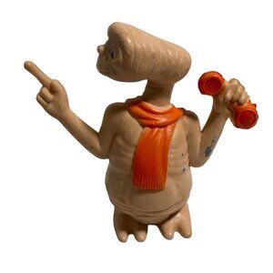Extra Terrestrial E.T. Phone Home Figure 1982 PVC Scarf Telephone 2"